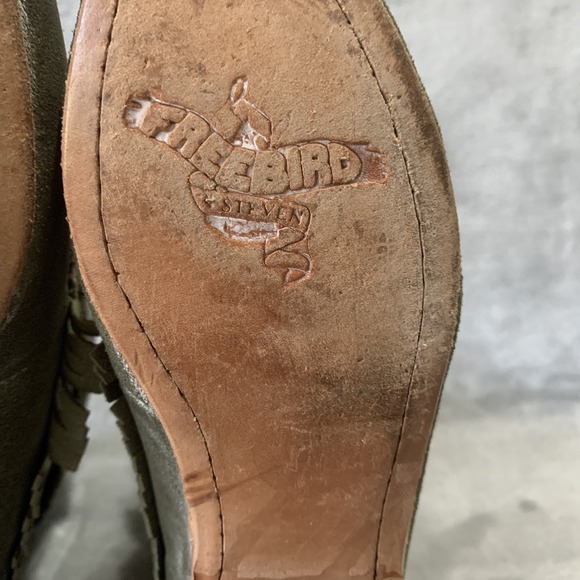 Freebird by Steven Tribe Boots Womens Size 6 Suede Embroidered Aztec Southwest - Picture 12 of 16